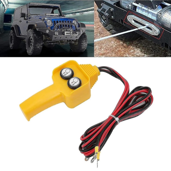 Bilspelet Vinsch Fjärrkontrollströmbrytare Vinsch Fjärrkontroll Knapp Kit Strömbrytare Trådbunden Vinsch Handtag Strömbrytare