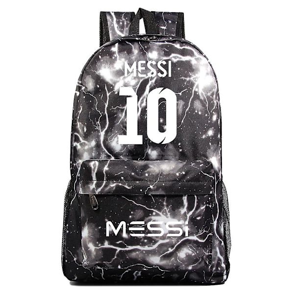 Jalkapallon supertähti Messi -reppu - Lasten koulu, matkat, kannettava tietokone, teini-ikäiset - Miehet, naiset, opiskelijat - Mochilas, Totes DB 6
