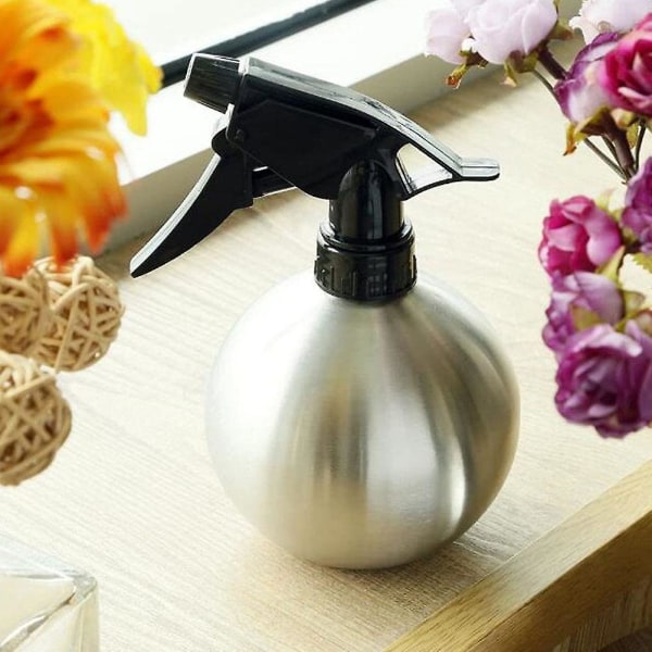 500 ml 304 rustfrit stålvandflaske haveplante sprayflaske lille husholdningsdesinfektionssprøjte [dB} silver