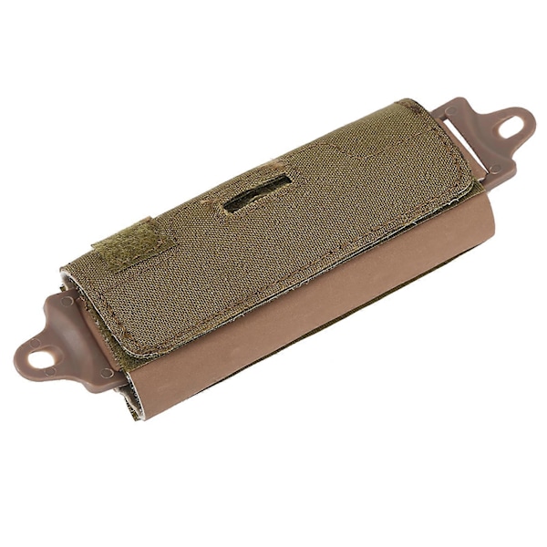 Tartic Hjelm Tilbehørspose Skinne Motvekt Lomme for OPS/FAST/BJ/PJ/MH Med Blokker [DB] Tan