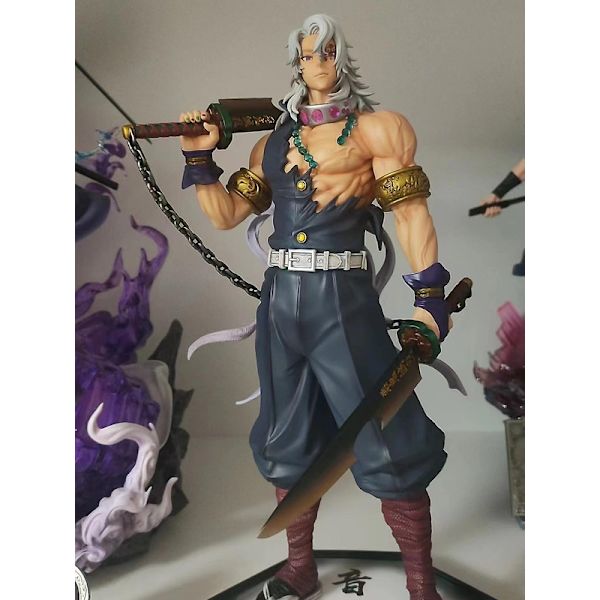 Anime Demon Slayer Kimetsu No Yaiba Figuuri Giyuutarou Daki Kokushibo Tsugikuni Yoriichi Douma Inosuke Toimintahahmot Malli Lelut Db Uzui Tengen no box