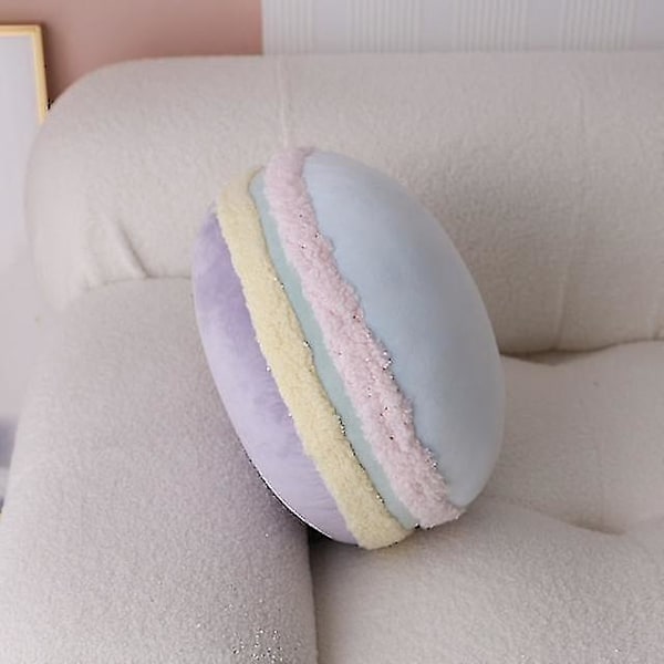 (40*40cm)Soft Macaron Pillow Cute Plush Cushion Lovely Throw Pillow Case Round Seat Cushion Home Decor Pillow{DB}