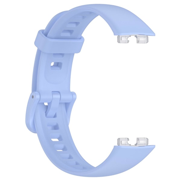 Huawei Band 8 silikoninen kellon ranneke, hengittävä pehmeä ranneke soljella [DB] Blue Type M Huawei Band 8