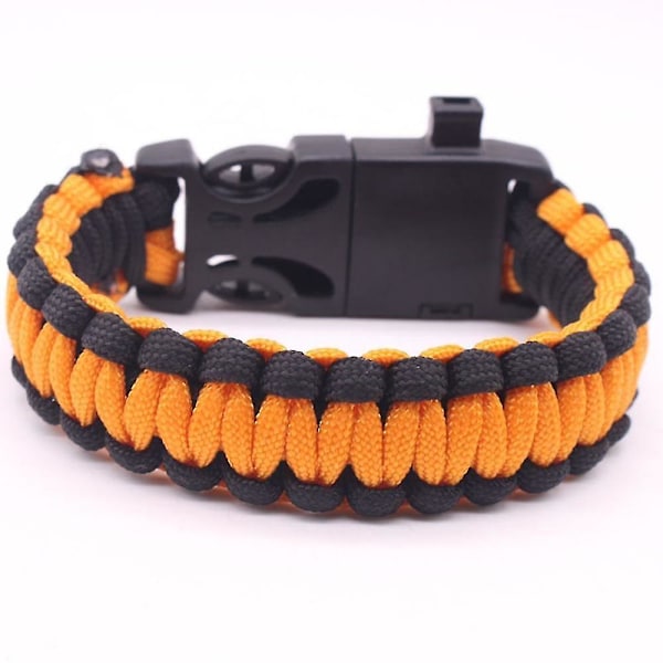 Grön militär nödparacord Edc armband rep utomhus taktisk handledsrem {DB}