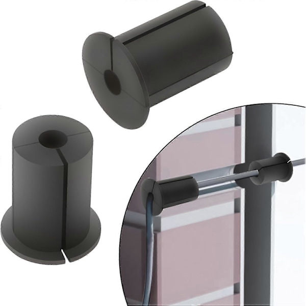 Starlink Kaapelin Reitityssarja 1\" Seinäreiälle, Kaapelin Reitityssarja Starlinkille, Starlink Läpivienti, Starlink Kaapelin Läpivienti Kumitiiviste [DB] Black 2pcs