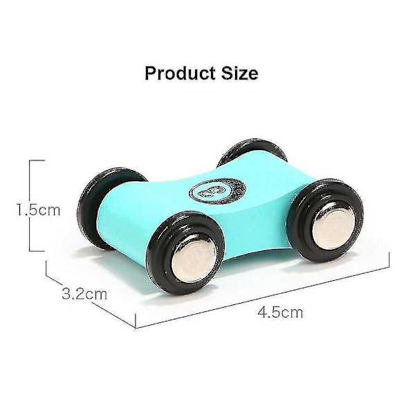 4 Mini Puinen Autokilpailu Korvaava Rampille Lelut Pojat Tytöt Taapero Racer Set Db