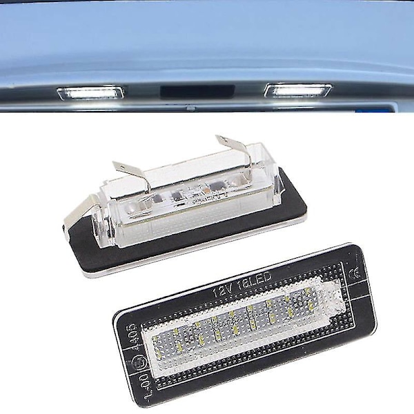 LED-lys for Nummerplate på Bil for Smart for Two Coupe Cabriolet 450 451 [DB]