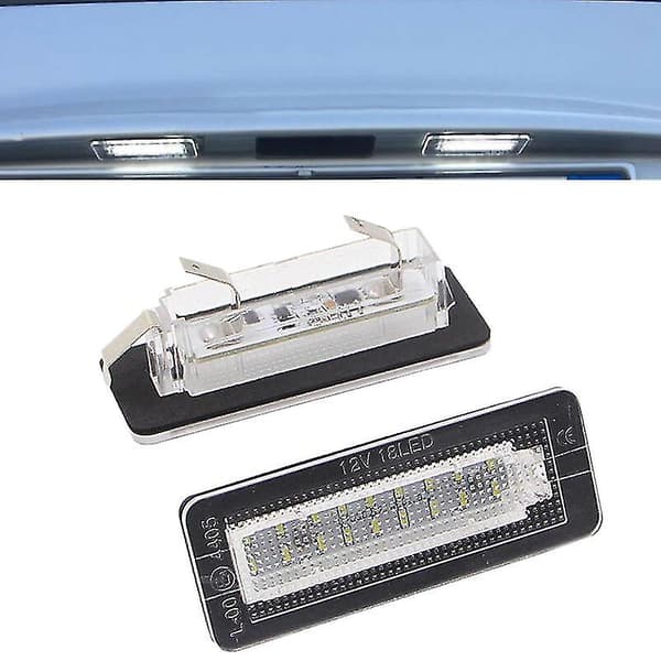 LED Nummerpladelys til Smart for Two Coupé Cabriolet 450 451 [DB]