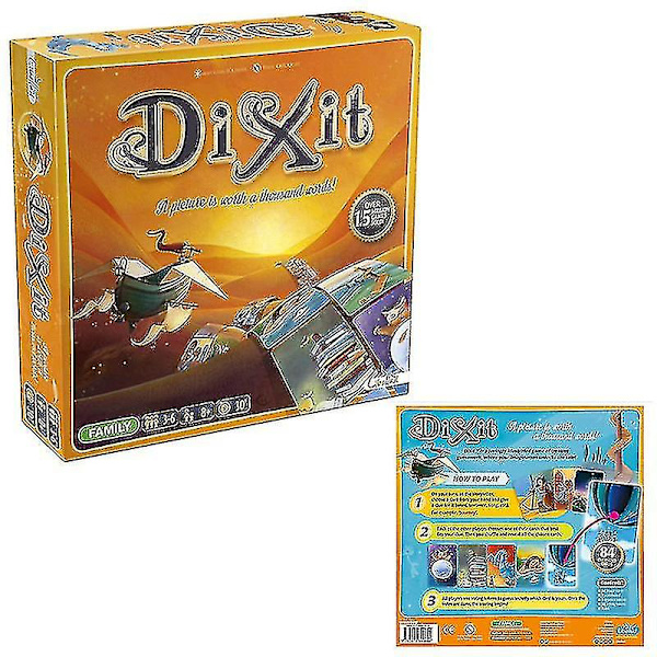 Just A Word Dixit -lautapeli Strategiakortti [DB] Gold 12.3*8cm