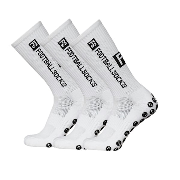 3-pack Sportstrumpor Kompressionsstrumpor Atletiska Strumpor Halkfria Snabbtorkande Fotbollsstrumpor För Fotboll Basket Hockey Löpning C Db