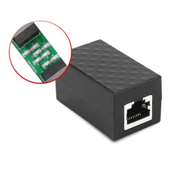 10x RJ45 Lynavleder Adapter Ethernet Overspenningsvern Beskytt Enhet tF FP [db]