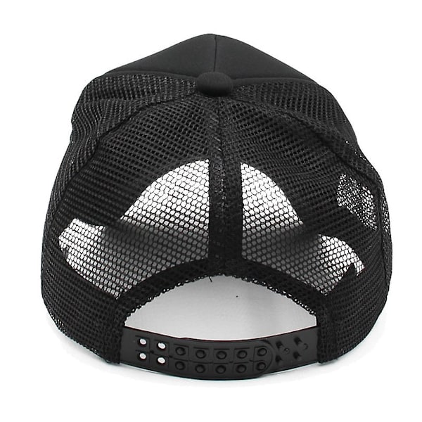 Barn Pojkar Flickor Batman Mesh Baseball Cap Sommar Andas Snapback Kepsar Justerbar Sport Solhatt (FW) Black
