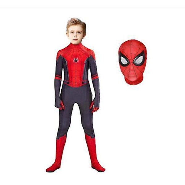 Rl Superhero Spiderman Kostume Heldragt Til Børn Spandex Zentai Halloween Cosplay Jumpsuit