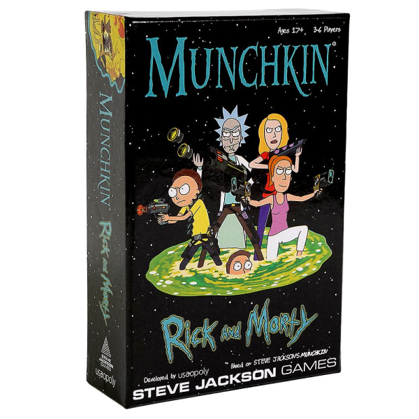 Rick Card Game Adult Swim Munchkin Board Game-lisensiert Merchandise Munchkin Game From Steve [DB] Light Grey