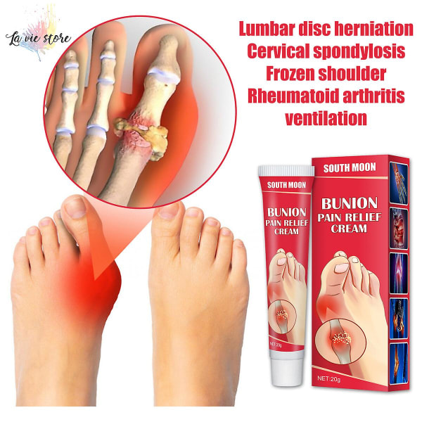 Arching Bunion Relief Cream Smärtlindring Minska inflammation Massagekräm knäna leder 5fa1 | Fyndiq