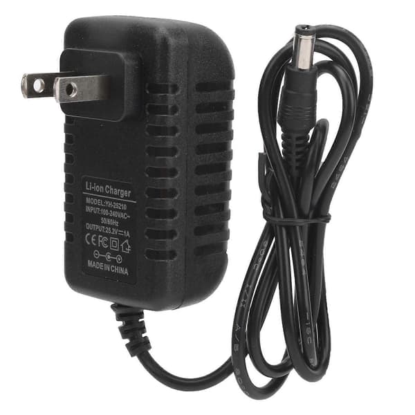 25.2V Strømforsyningsadapter Oplader til Liion Lithium Batteri med IndikatorlysYMQX) [DB]