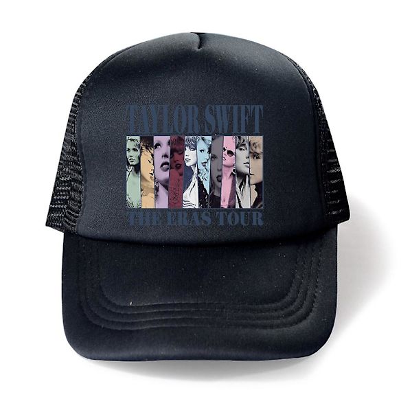 Barnas Singer Taylor Swift The Eras Tour Baseball Cap Justerbar Trucker Solhatt Sport Snapback {Db} Black