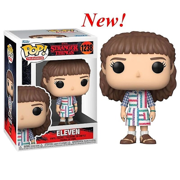 Stranger Things Legetøj #1238 Eleven #827 Hopper #1253 Joyce #1254 Vinyl Actionfigur Samling Modeller Til Børn Gaver Db 1238 in box