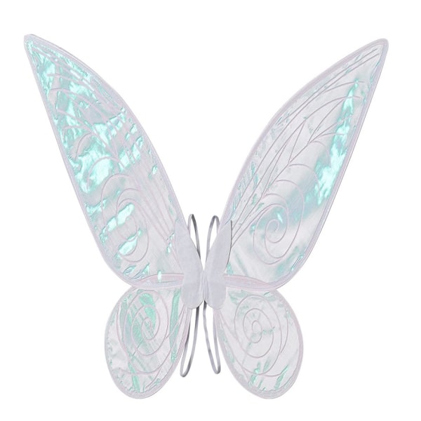 Fairy Genie Wings Costume Småbarn Dress Up Butterfly Wings m/Bungee Cord Ensfarget