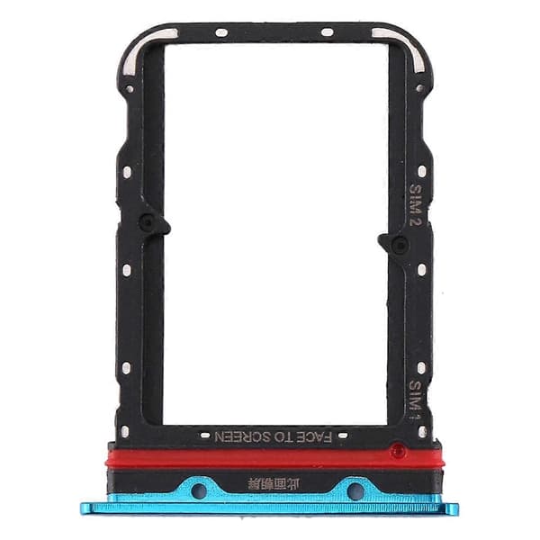 SIM-kortbakke + SIM-kortbakke til Xiaomi Mi 10 [DB] Blue