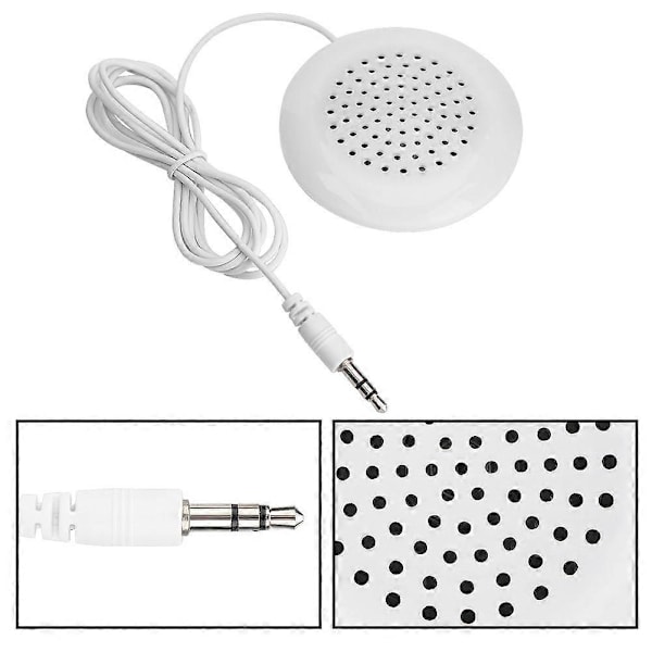 Tyynykaiutin 3.5mm Mini Stereo Kaiutin Uusi DIY MP3-puhelimelle Kannettava CD {DB}