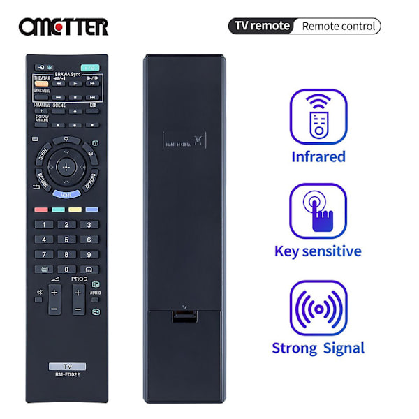Tib Rm-ed022 Fjärrkontroll för Sony TV Kdl-37ex402 Kdl-32bx300 Kdl-32nx500 Kdl-40nx500 Kdl-32bx400 Kdl-40bx400 Kdl-22ex302 {DB}