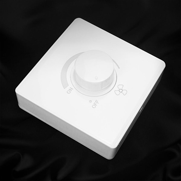86 Typ Takfläkt Justering Steglös Hastighetsregulator Väggströmbrytare 220V 10A [db] white