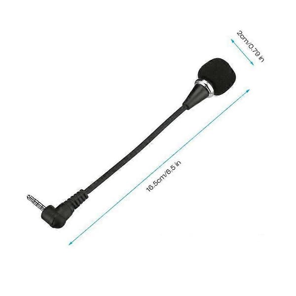 3,5 mm Jack Mini Mikrofon Trådlös Mikrofon För PC Laptop Notebook Tablet Audio Extern Mikrofon Flexibelt Ställ Brusreducering [DB]