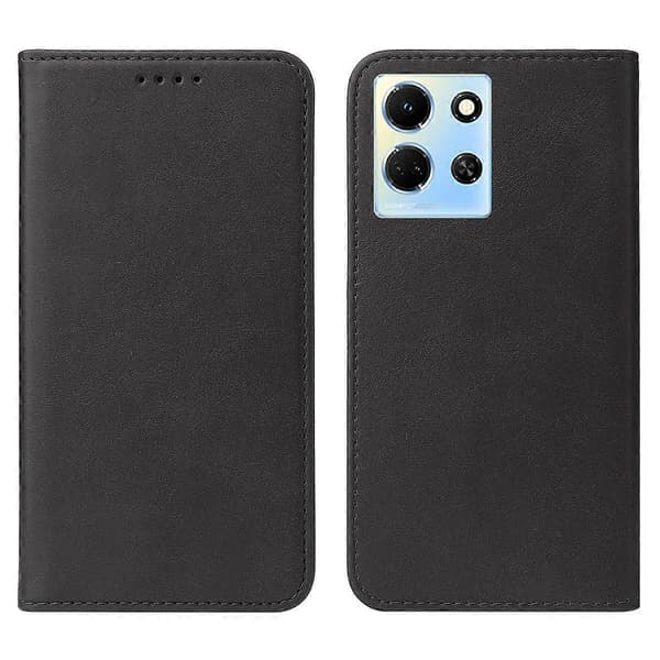 Magnetisk Stängning Läder Telefonfodral [DB] Black For Infinix Note 30 5G