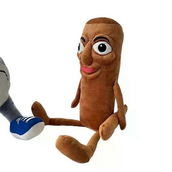 30cm Italialainen Brainrot Tralalero Tralala Pehmolelu Anime Täytetty Pehmeä Tyyny Oheislelu [DB] Brown