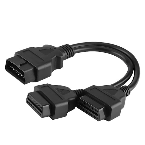 Bildiagnostiskt Verktyg - OBD2 OBDII Y-Splitter Adapter Förlängningskabel Hane till Dubbla Honkontakter
