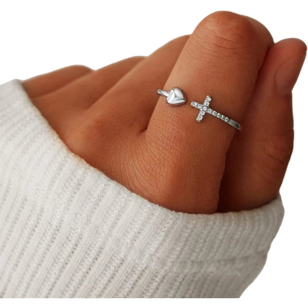 Till min dotter - Jag tror på dig Ring Legering Ring Justerbara Öppna Ringar För Fint Smycke