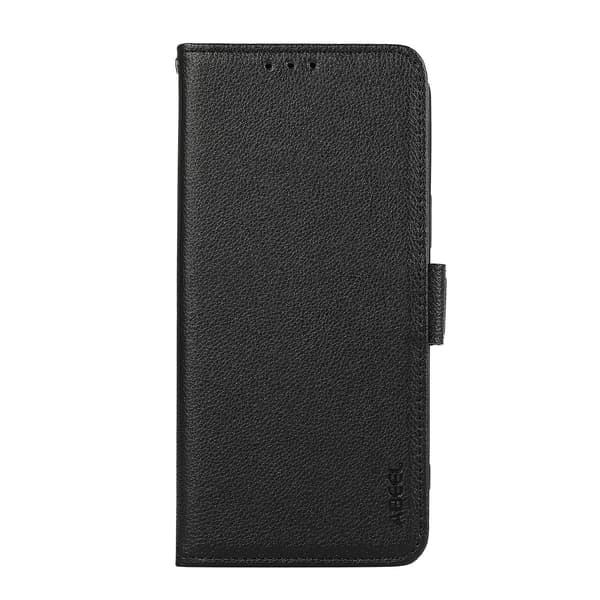 Side-Magnetisk Litchi PU Etui til Samsung Galaxy A53 5G [DB] Black