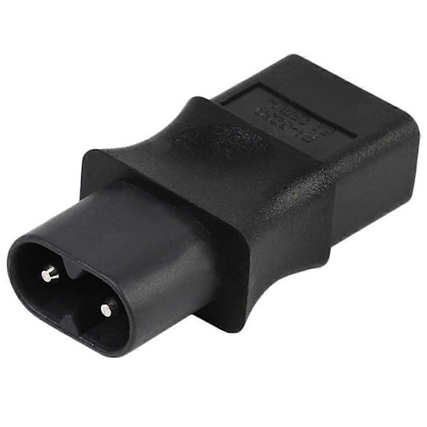 2 st 2-Pin Iec 320 C8 Hane till Iec 320 C9 Hona AC Adapter 6A/250V Industriell Strömomvandlare [DB] Black