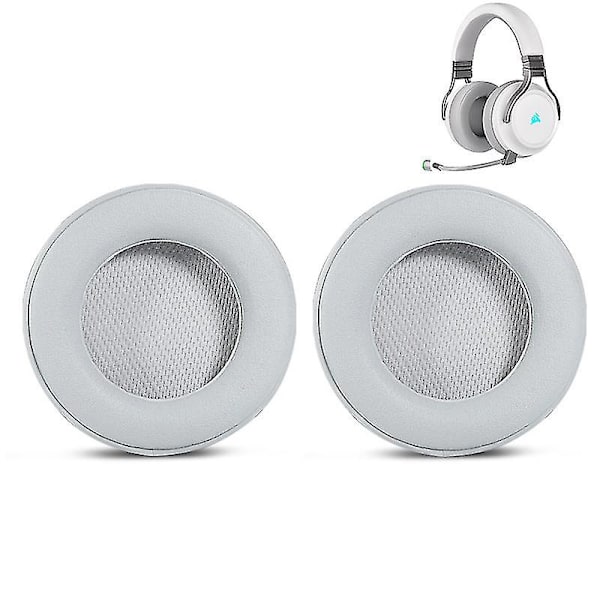 1 Pari Korvanpehmusteita Vaihtoehtoina Corsair Virtuoso RGB Wireless SE Pelikorvanappi A db Gray