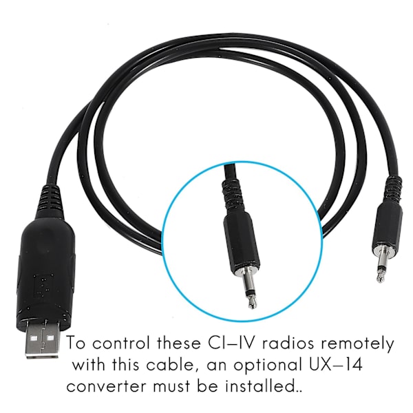 Usb Ci-v Interface-kabel for Icom Ct-17 Ic-706 Radio