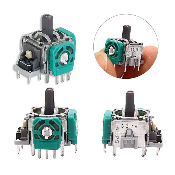 2 stk. erstatning 3D analog joystick tommelpinne for X Box One 2 stk.