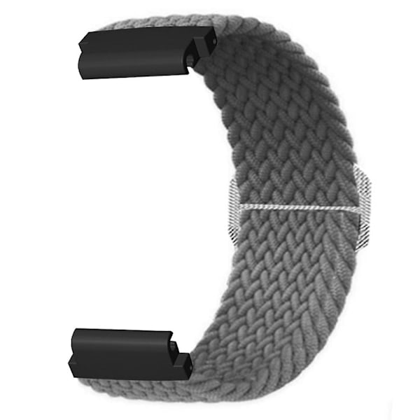 Elastisk nylon urrem sportsarmbånd til Garmin Fenix 7S/6S/5S med 20 mm PC-stik [DB] Grey Style J Garmin Fenix 7S