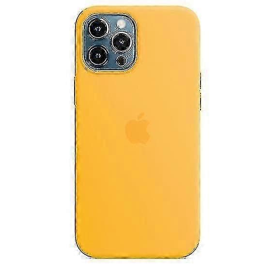 Silikonikuori MagSafella iPhone 12 Pro Maxille [DB] Yellow