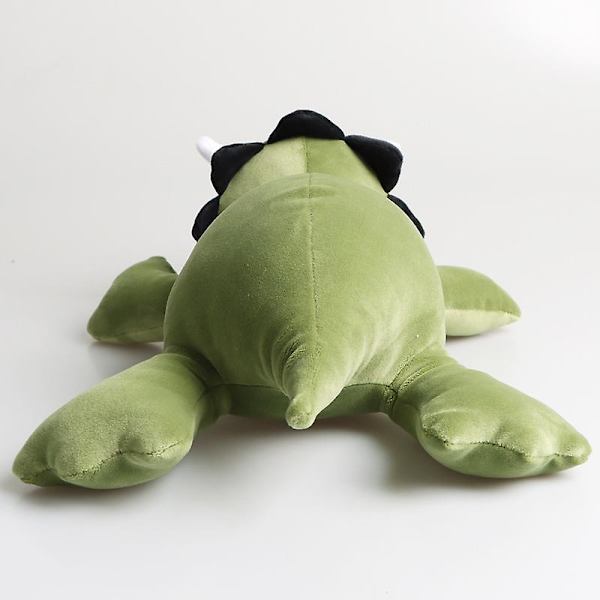 Dinosaur Plys Legetøj med Bomuldsfyld - Triceratops [DB] Green Triceratops 38cm