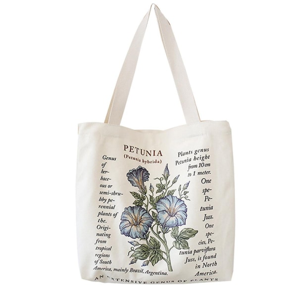Kxj-canvas-kassi, esteettinen - vetoketjullinen kassi, jossa sisätasku, olkalaukku naisille, ostokset, koulu, DB Petunia