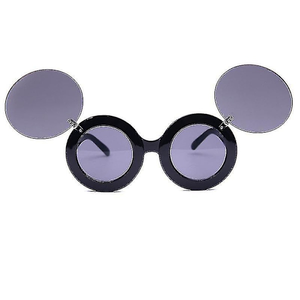 Uudet Lady Mouse pyöreät ylösnostettavat Paparazzi-aurinkolasit Gaga-juhliin db