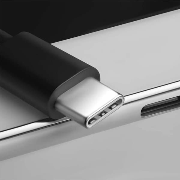 USB-C til USB-A OTG-adapter (hun) - Universal OTG-kabel til smartphones og tablets (sort) Black