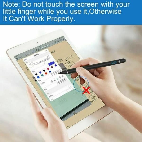 Letouch K811 Kapacitiv Touchscreen Stylus til iPhone iPad Smartphone Tablet PC Sort[DB] black