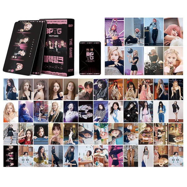 Kpop Black Pink valokuvat 55kpl Blackpink Lomo-kortit faneille lahja DB