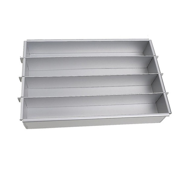 Battenberg Battenberg kageform, kommerciel vægt anodiseret aluminium, sølv B db Silver
