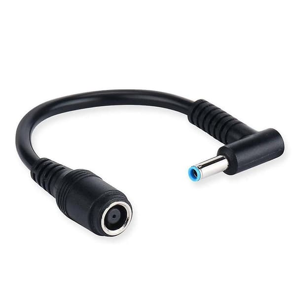 1 stk 7,4 mm til 4,5 mm DC Strømoplader Konverter Adapterkabel til HP Dell {Db}