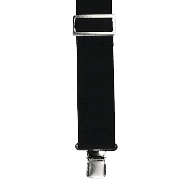 CTM Elastiska Hängslen med Clip-fästen 2 Tum Brandman (Herr) [DB] Black one size