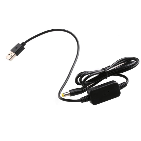 DC-DC-omformerkabel USB 5V til 9V/12V for DC-kontakt 5,5 mm x 2,1 mm Step-up Power Mod [DB]
