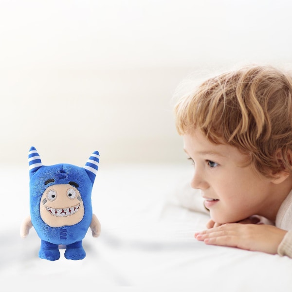 Pehmoinen Oddbods-piirroshahmojen lelut Nuket Pehmeä Söpö Pogo Uusi 18cm Kuplat Jeff Lelu [DB] Red